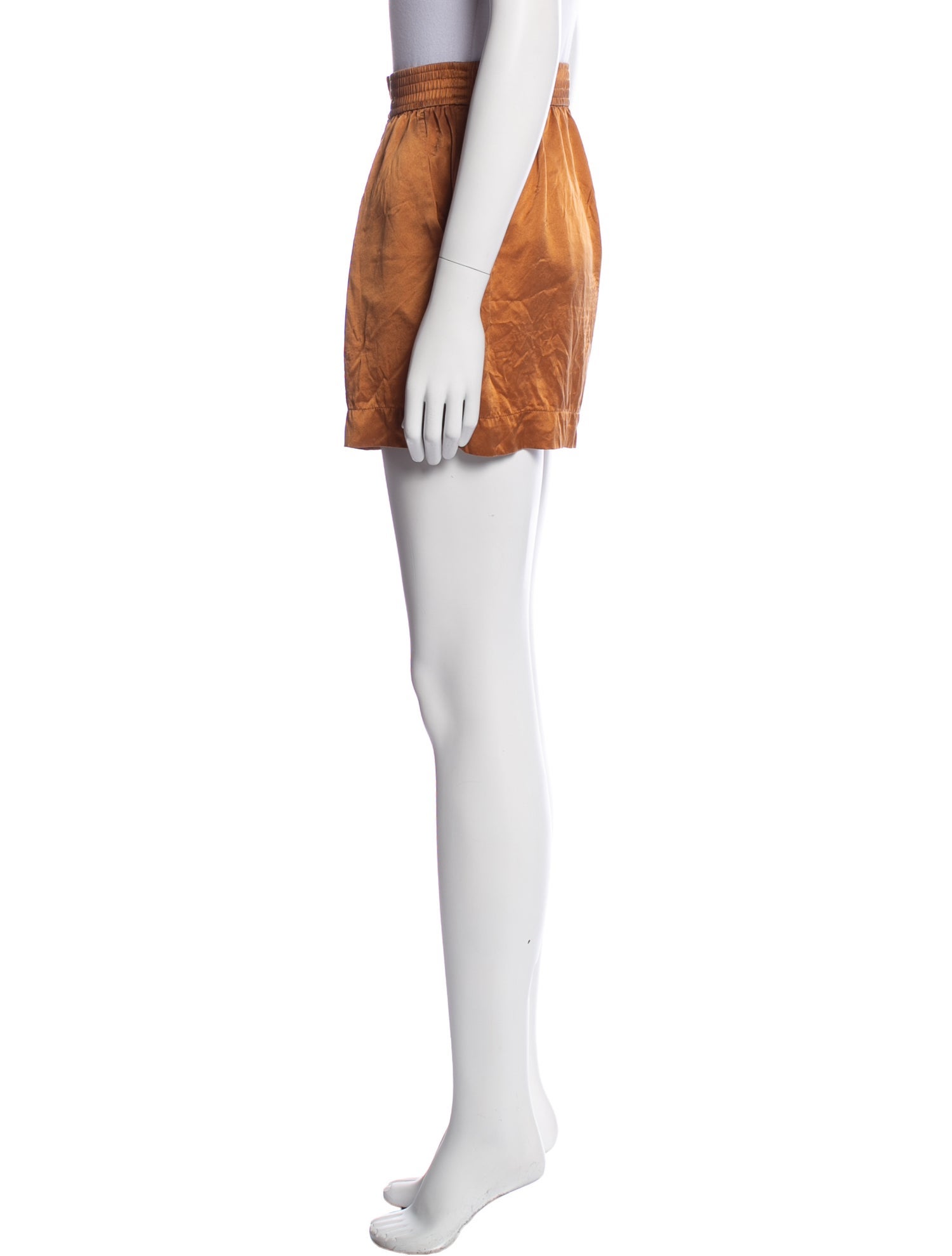 Reformation Silk Mini Shorts