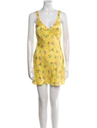 Reformation Silk Mini Dress