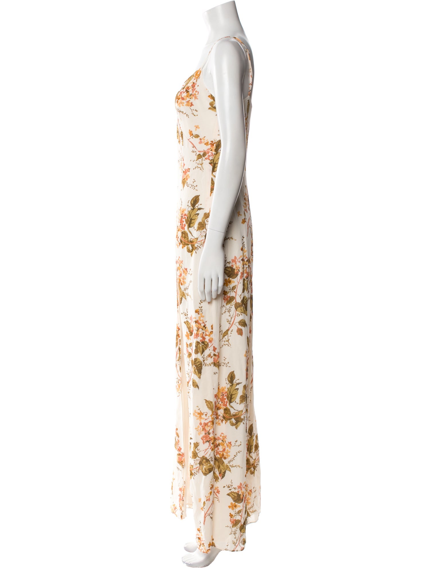 Reformation Floral Print Long Dress