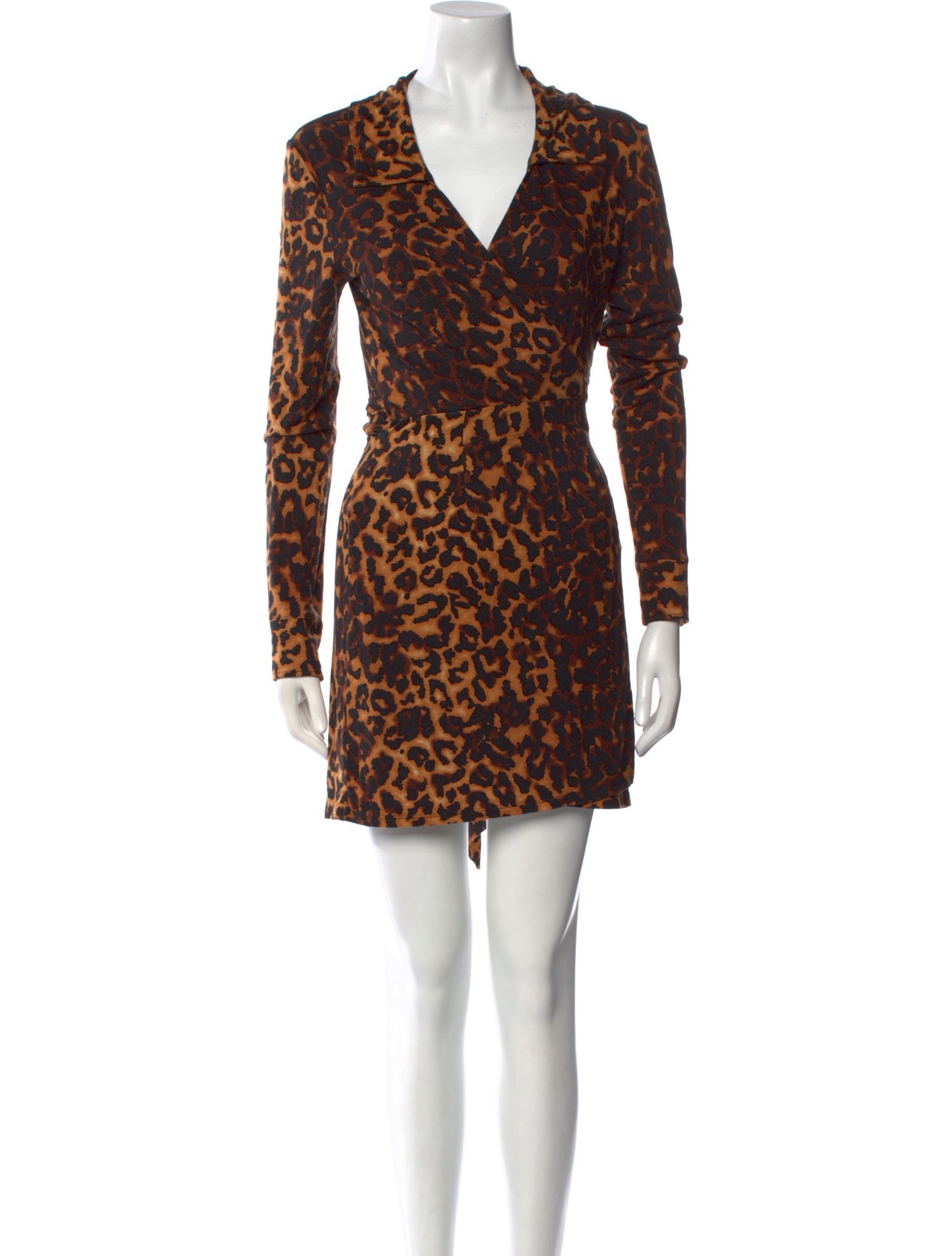 Reformation Animal Print Mini Dress