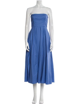Reformation Strapless Midi Length Dress