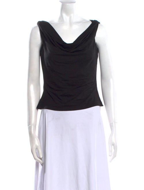 Reformation Cowl Neck Sleeveless Crop Top