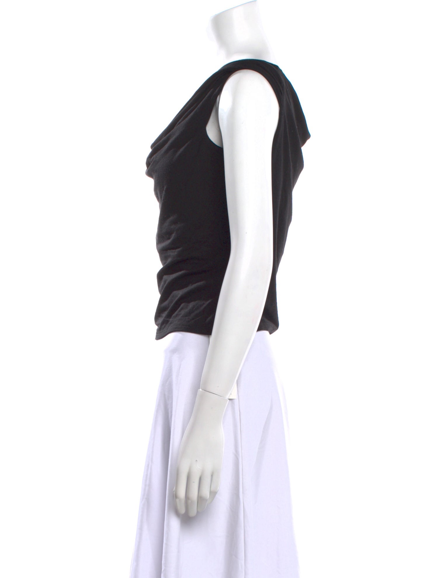 Reformation Cowl Neck Sleeveless Crop Top