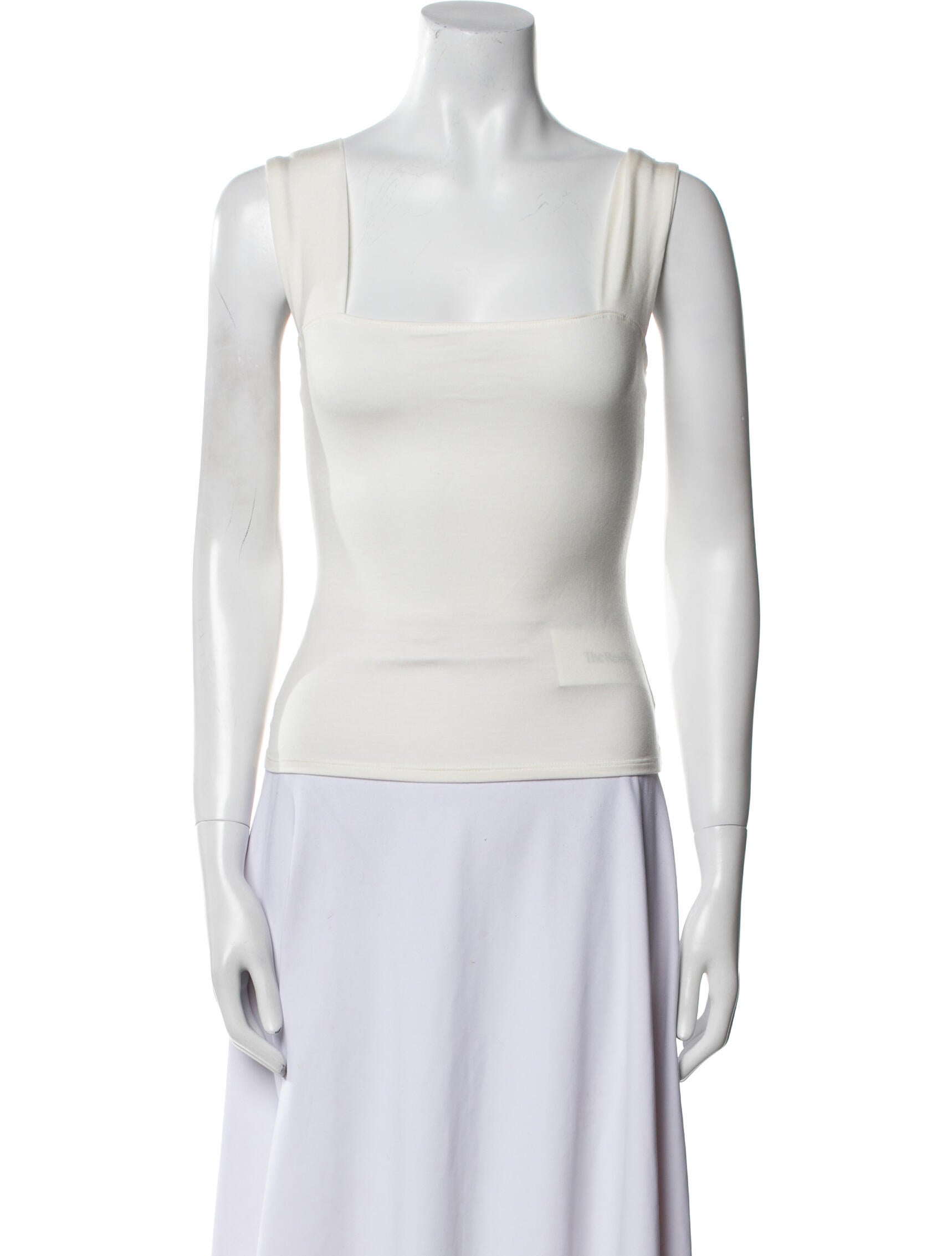 Reformation Square Neckline Sleeveless Crop Top w/ Tags