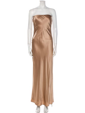 Reformation Silk Long Dress