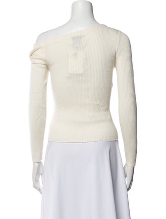 Reformation Wool Asymmetrical Sweater