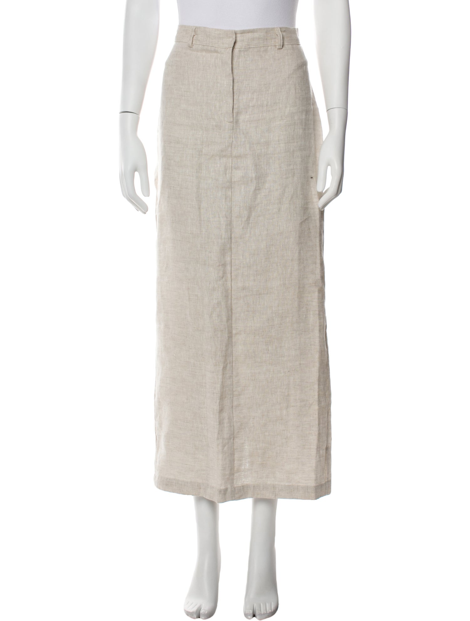 Reformation Linen Midi Length Skirt