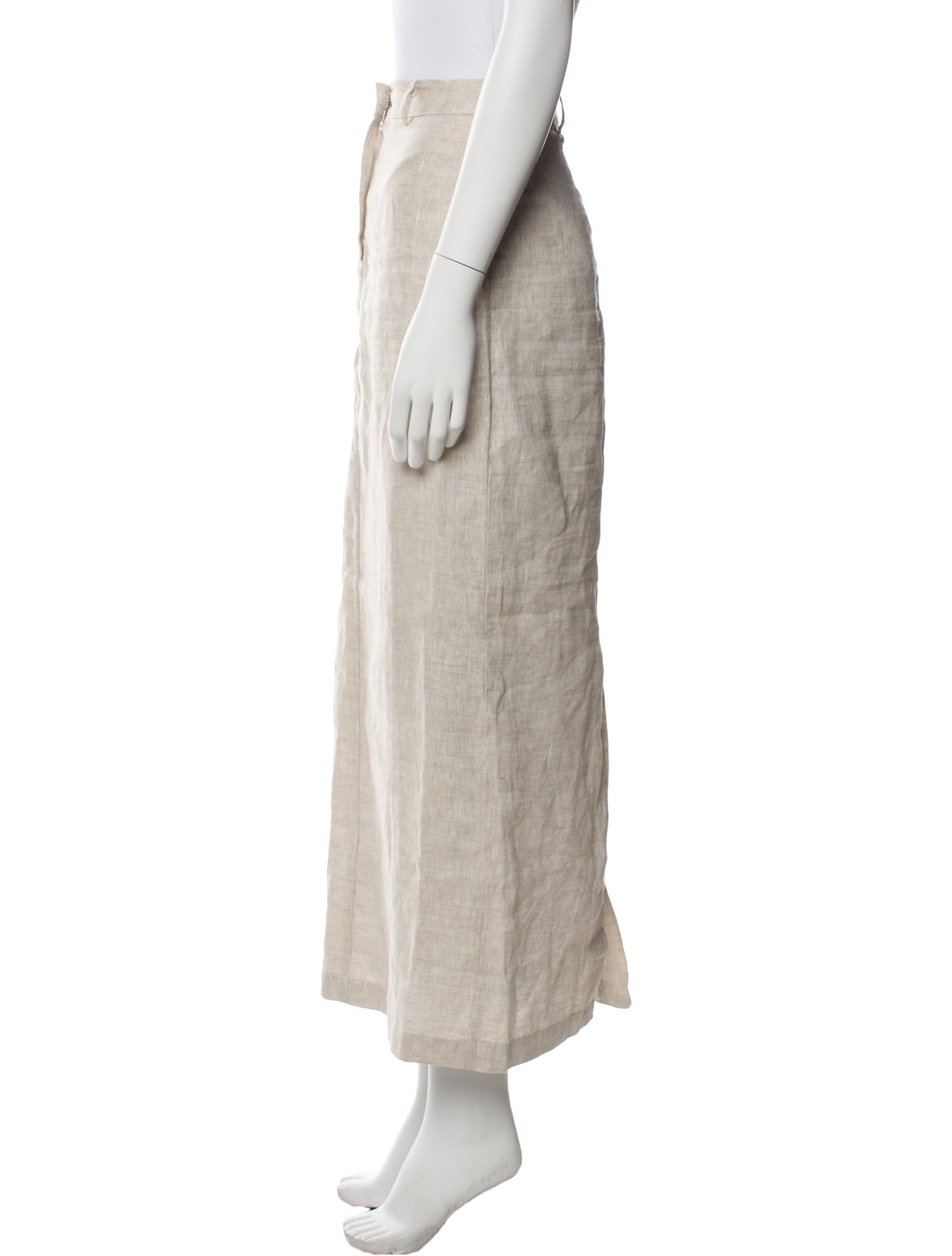 Reformation Linen Midi Length Skirt