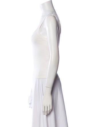 Reformation Scoop Neck Sleeveless Crop Top