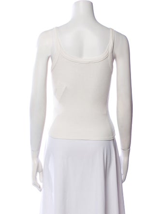 Reformation Scoop Neck Sleeveless Crop Top