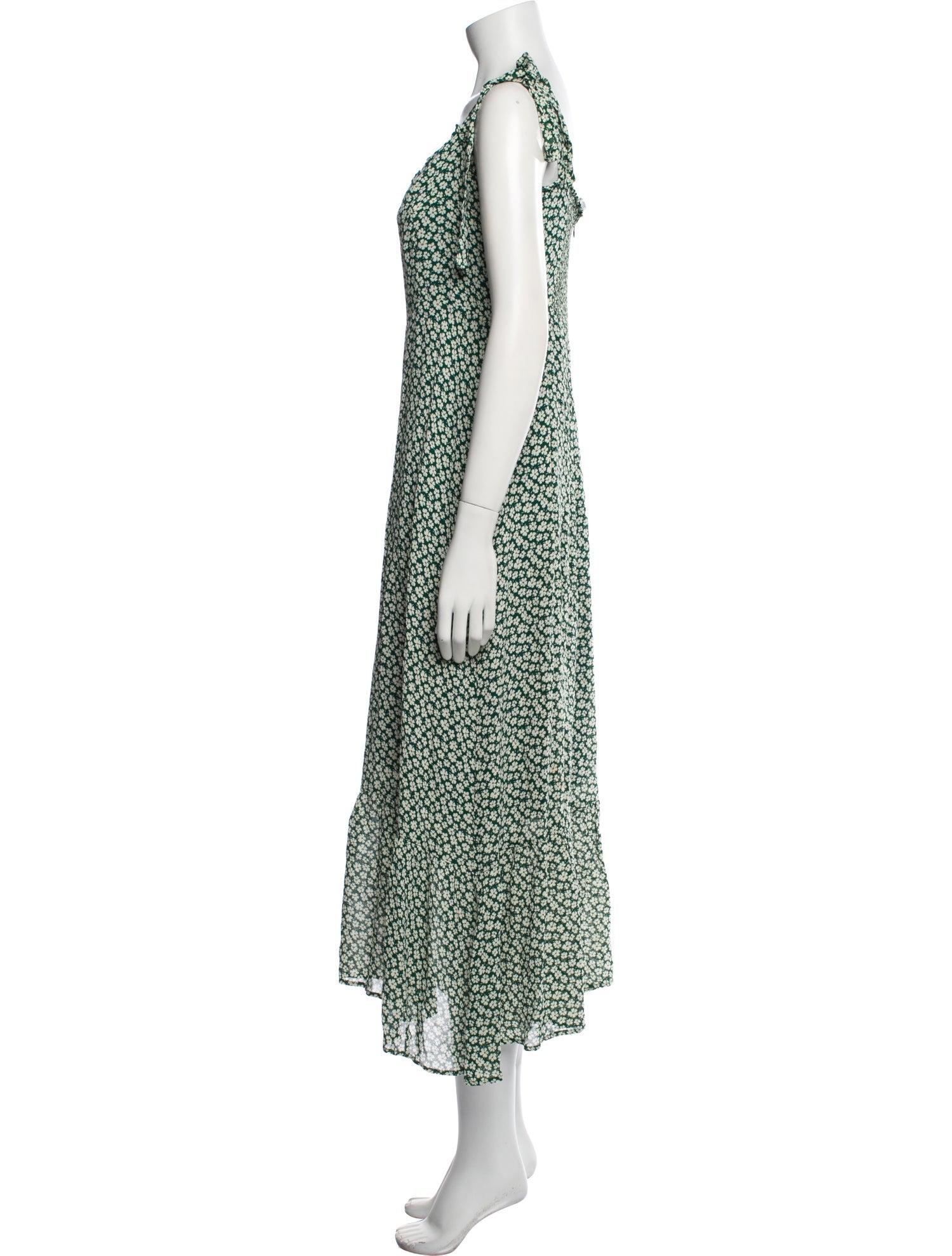 Reformation Floral Print Long Dress