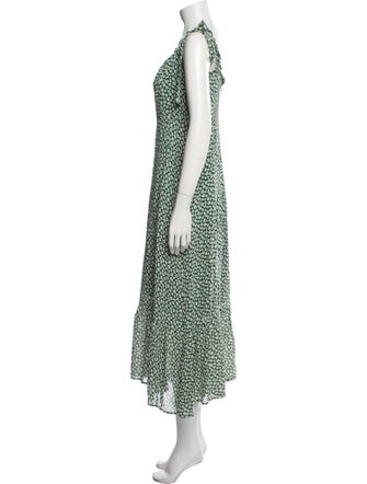 Reformation Floral Print Long Dress