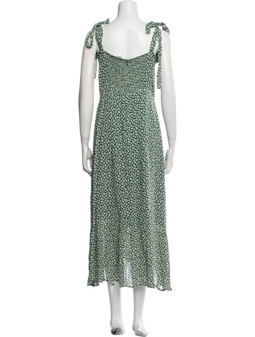 Reformation Floral Print Long Dress