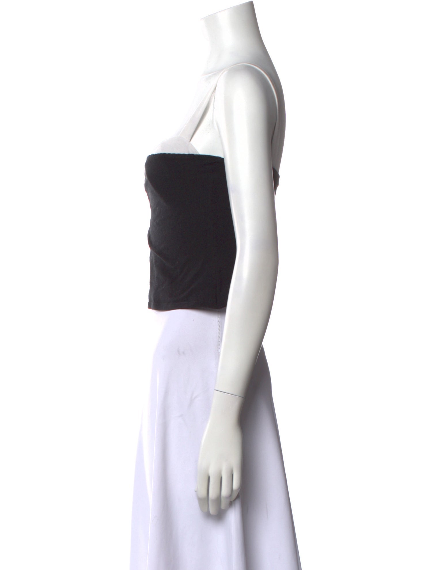 Reformation Square Neckline Sleeveless Crop Top