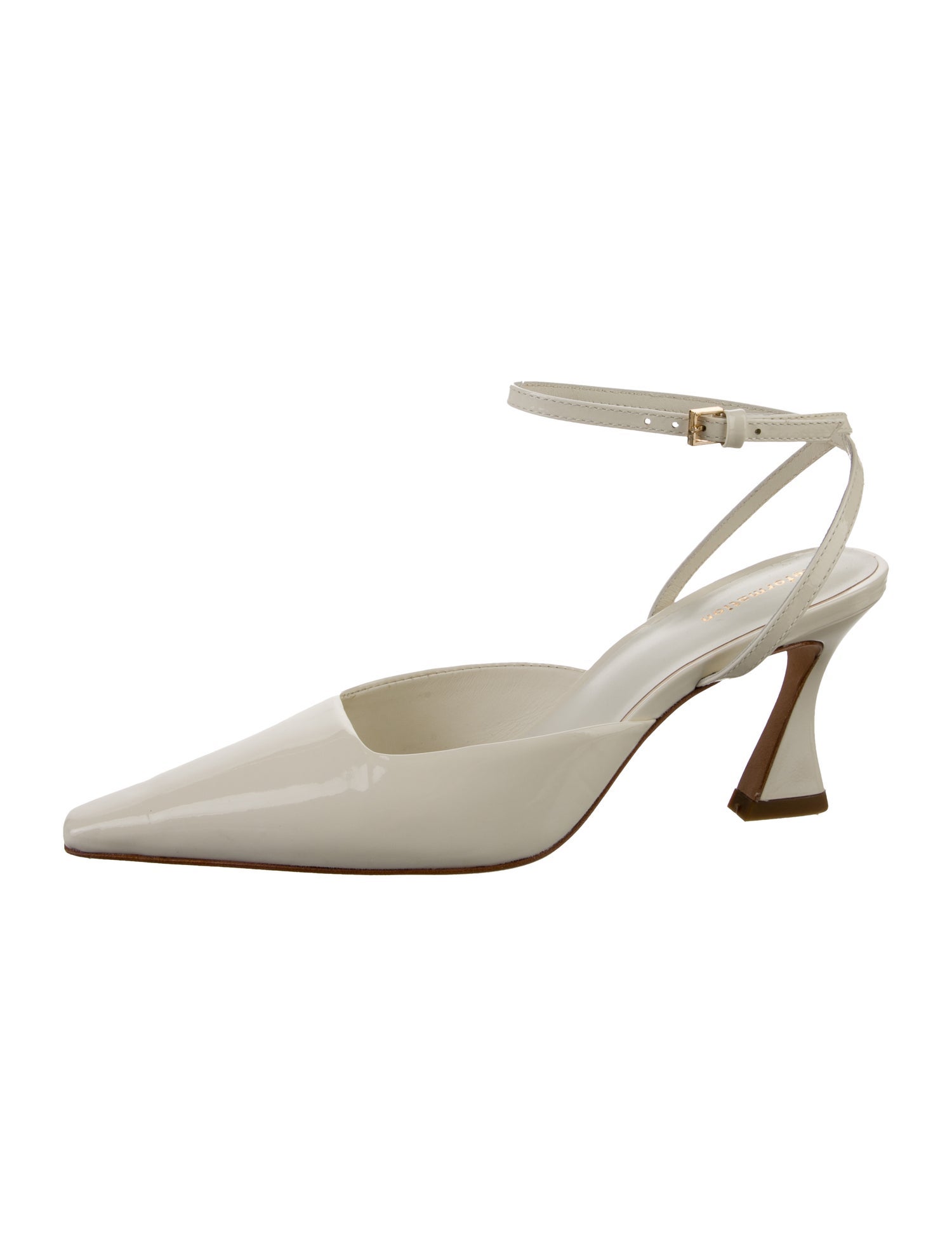 Reformation Patent Leather Slingback Pumps