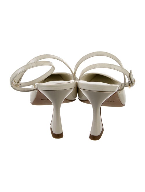 Reformation Patent Leather Slingback Pumps