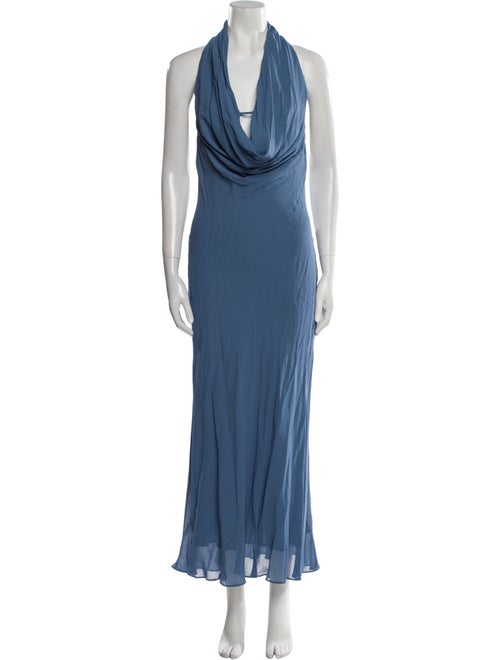 Reformation Cowl Neck Long Dress