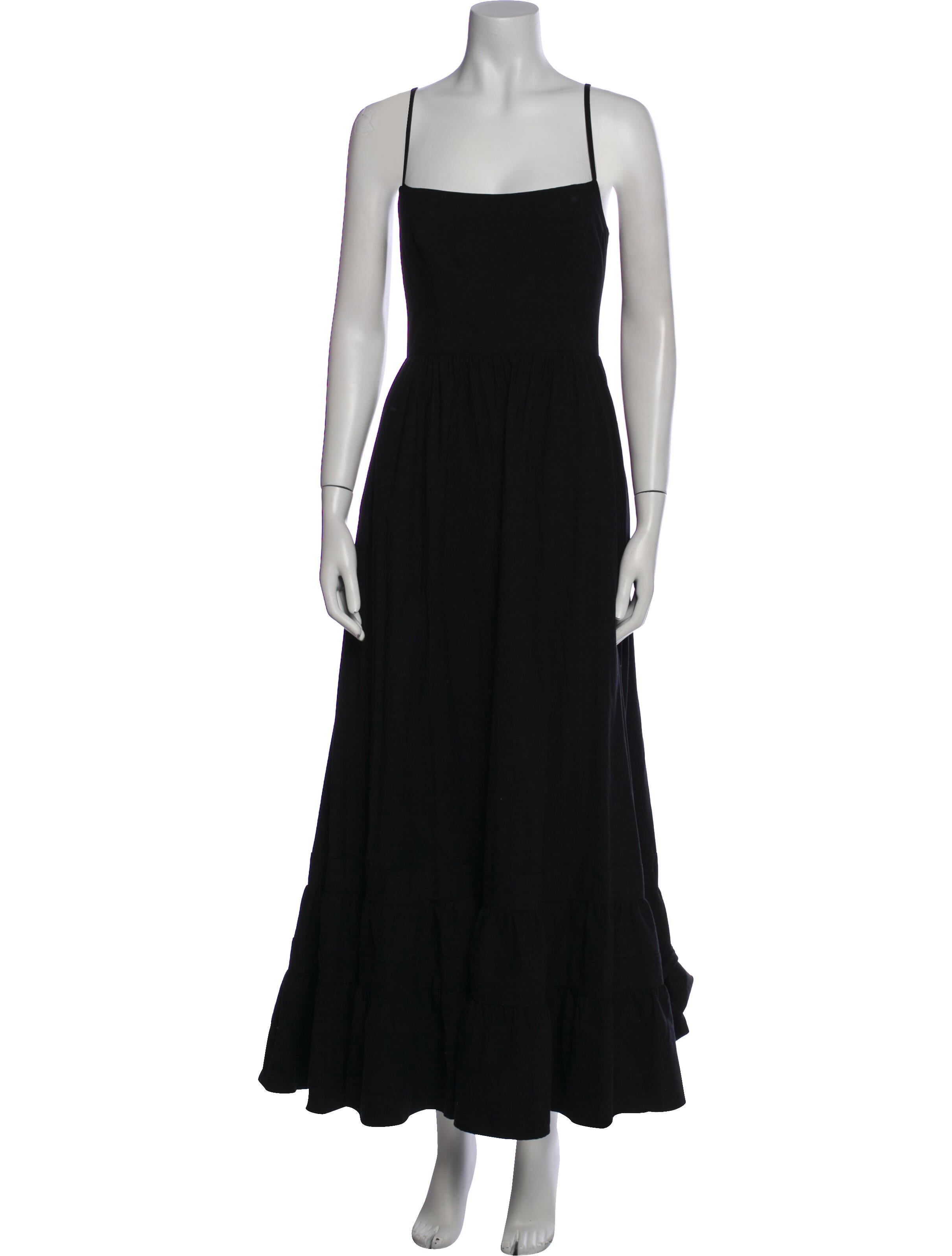 Reformation Square Neckline Long Dress