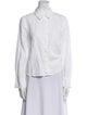 Reformation Linen Long Sleeve Button-Up Top