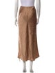 Reformation Silk Midi Length Skirt