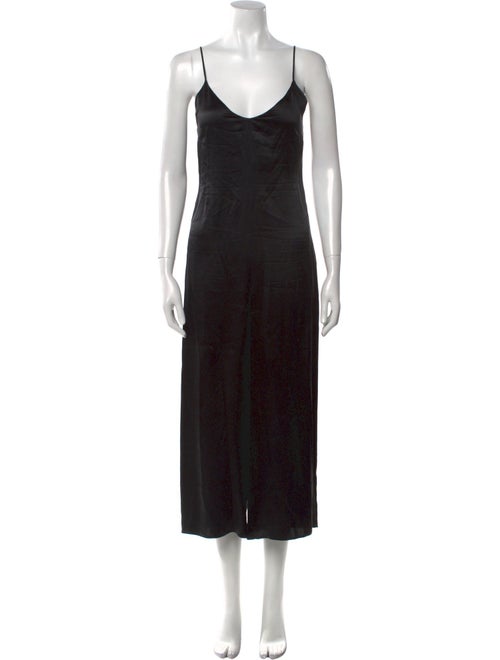 Reformation Silk Square Neckline Jumpsuit