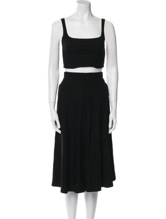 Reformation Pleated Accents Skirt Set