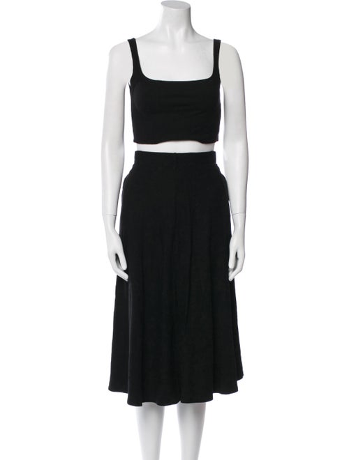 Reformation Pleated Accents Skirt Set