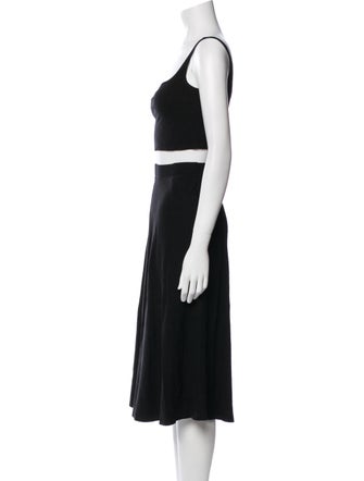 Reformation Pleated Accents Skirt Set