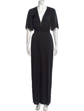 Reformation V-Neck Jumpsuit