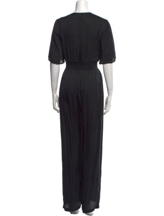 Reformation V-Neck Jumpsuit