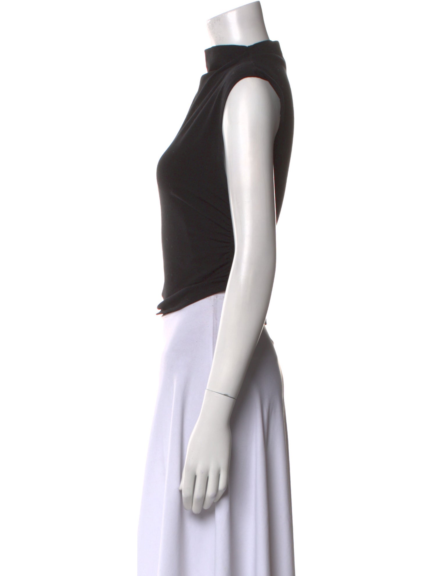 Reformation Cowl Neck Sleeveless Crop Top