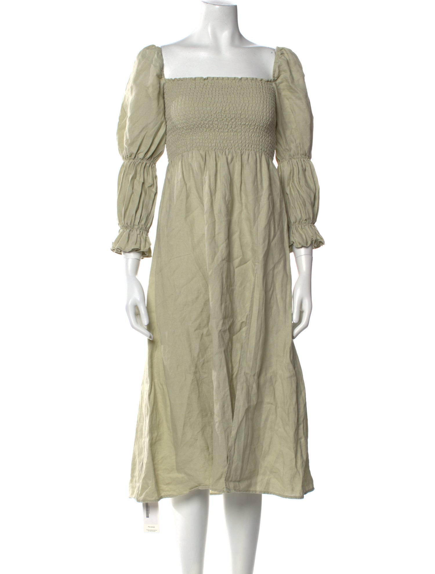 Reformation Linen Midi Length Dress