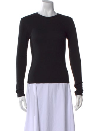 Reformation Crew Neck Long Sleeve Top
