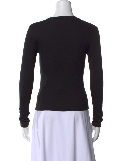 Reformation Crew Neck Long Sleeve Top