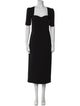 Reformation Square Neckline Midi Length Dress