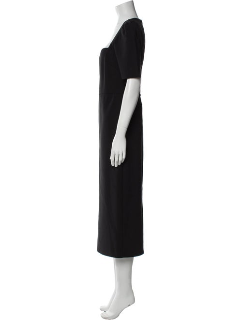 Reformation Square Neckline Midi Length Dress
