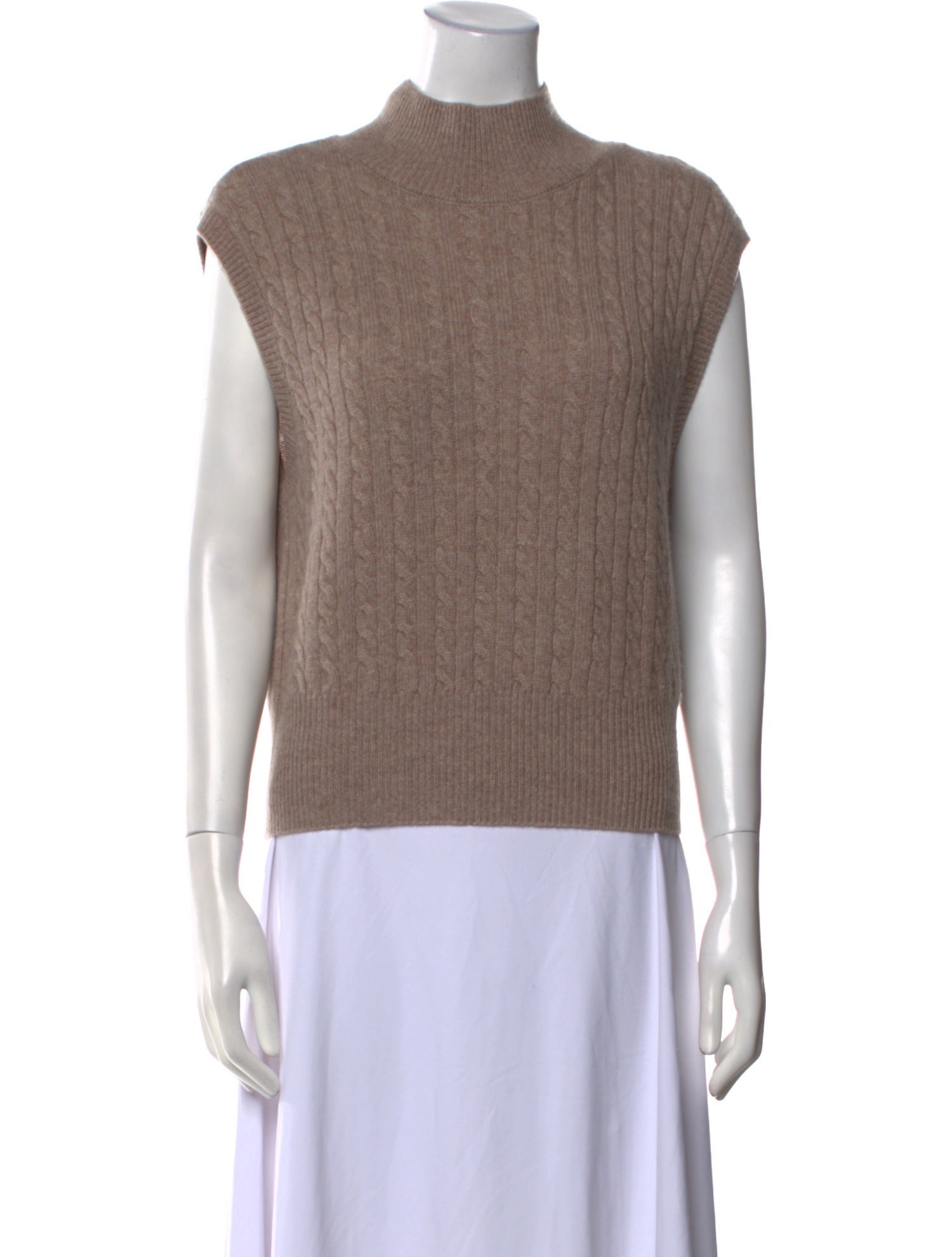 Reformation Cashmere Mock Neck Sweater