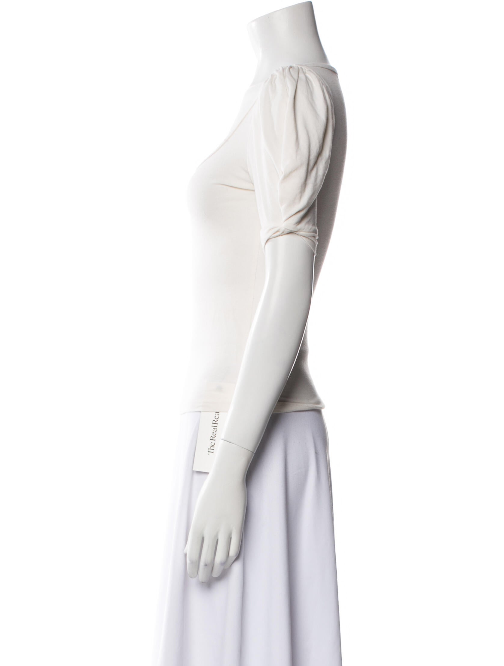 Reformation Scoop Neck Short Sleeve T-Shirt