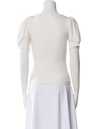 Reformation Scoop Neck Short Sleeve T-Shirt