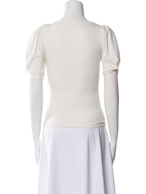 Reformation Scoop Neck Short Sleeve T-Shirt