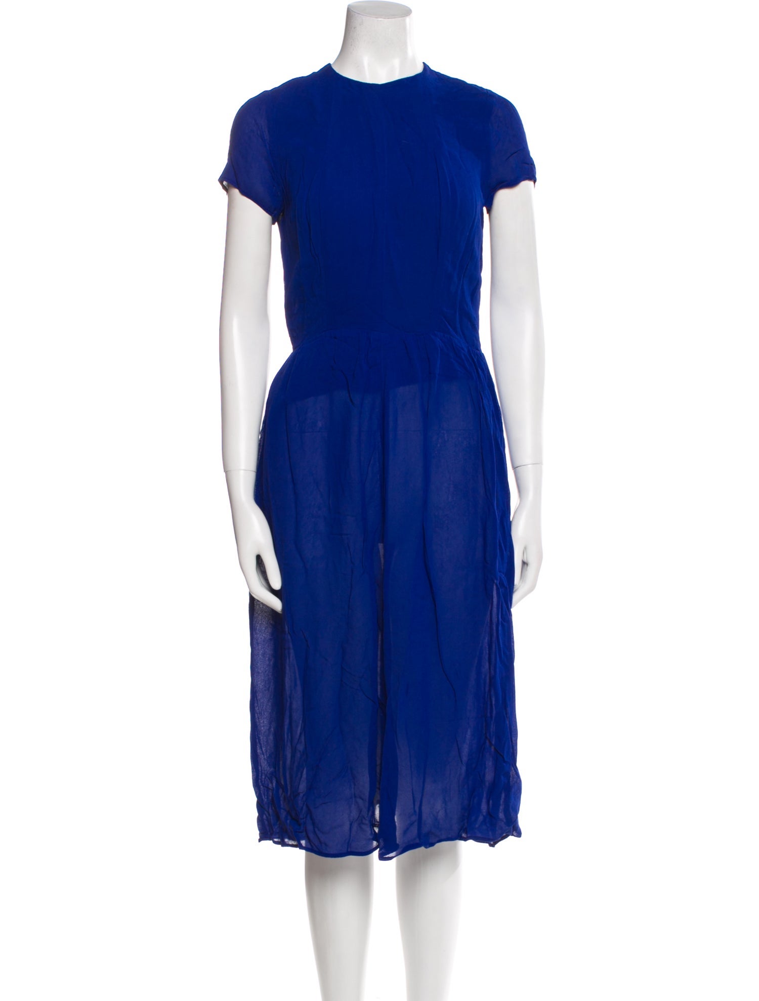 Reformation Crew Neck Midi Length Dress