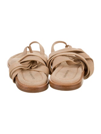 Reformation Suede T-Strap Sandals