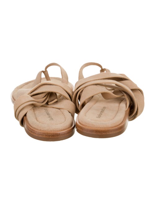 Reformation Suede T-Strap Sandals