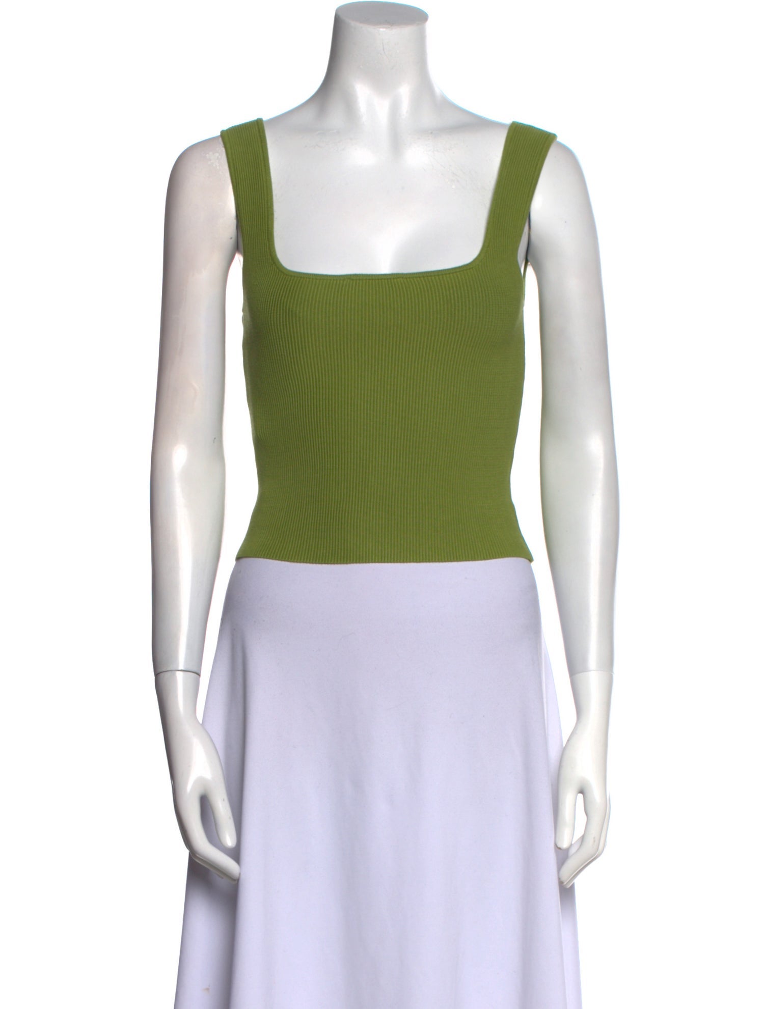 Reformation Square Neckline Sleeveless Crop Top w/ Tags