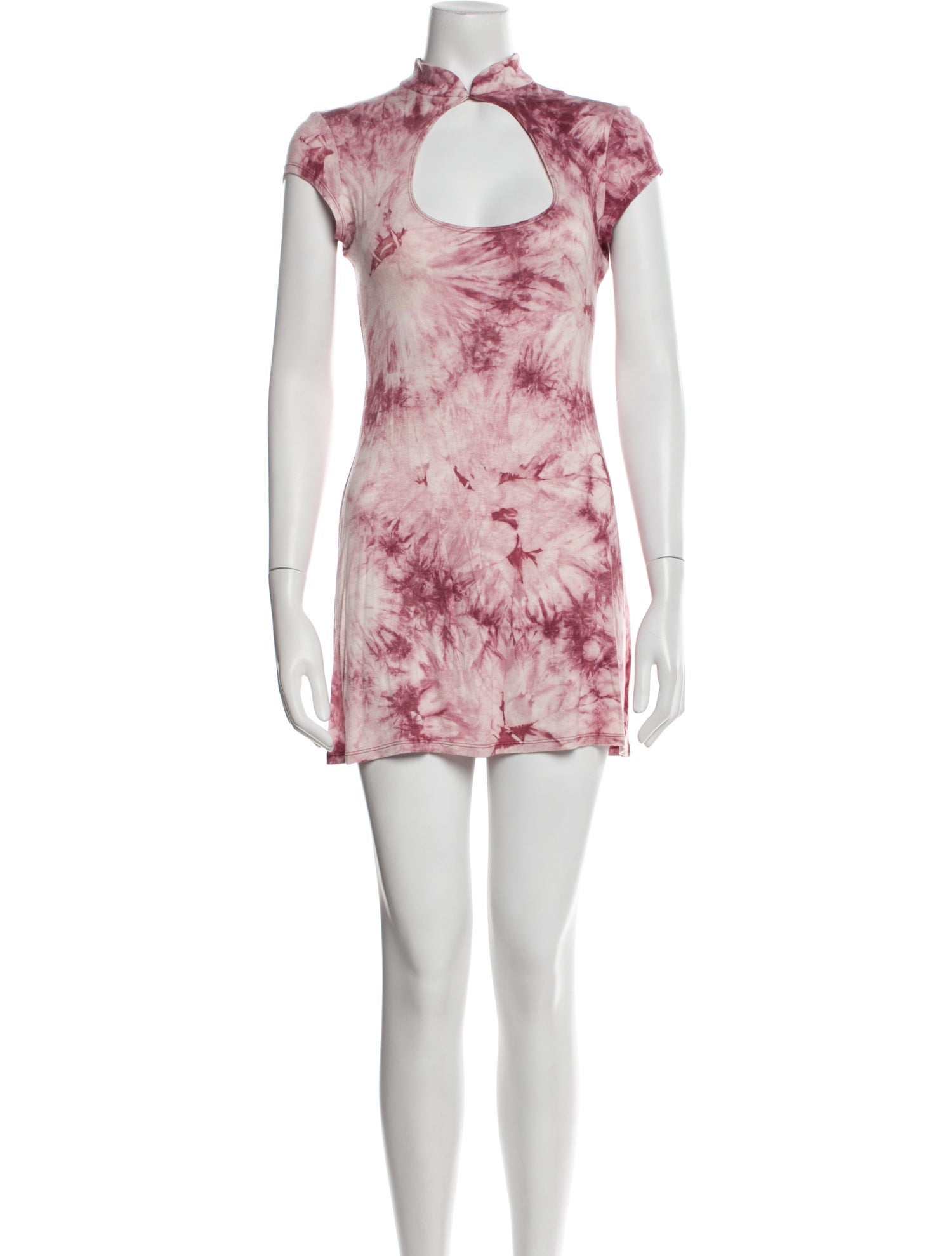 Reformation Tie-Dye Print Mini Dress
