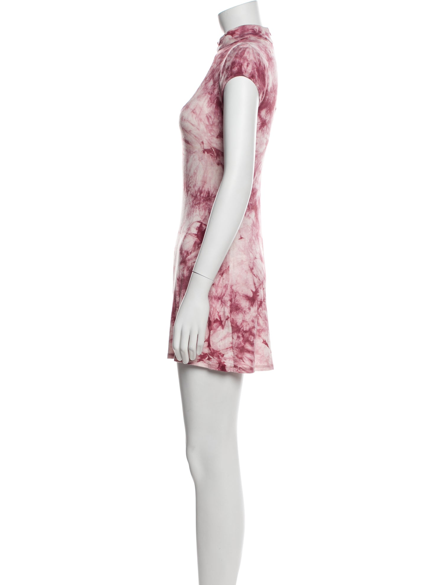 Reformation Tie-Dye Print Mini Dress