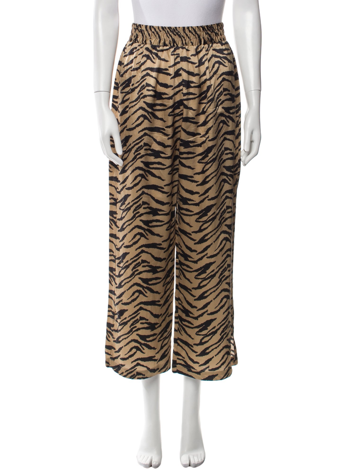 Reformation Silk Wide Leg Pants