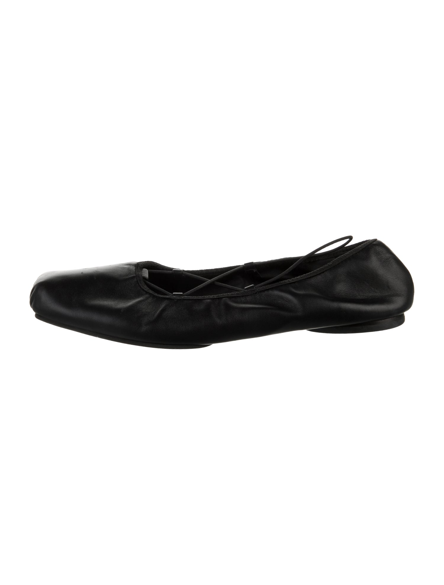 Reformation Leather Ballet Flats