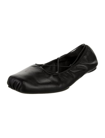 Reformation Leather Ballet Flats