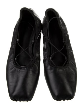 Reformation Leather Ballet Flats